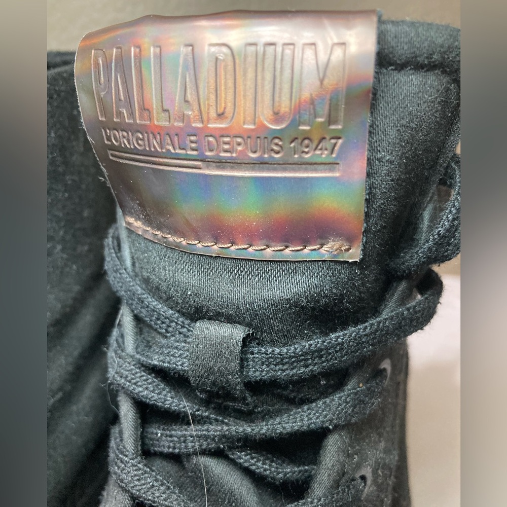 Palladium Black Women's Combat Boots - Picture 2 of 12